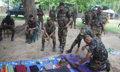 খাগড়াছড়িতে সশস্ত্র দুই গ্রুপের গোলাগুলি, অস্ত্র ও গোলাবারুদ উদ্ধার