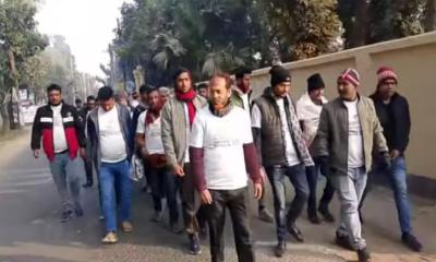 গণভোটের প্রচারণায় তানোর ও মুন্ডুমালা পৌরসভার ম্যারাথন দৌড়