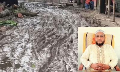 শ্রীপুরে ড্রেন নির্মাণে দূর হলো দীর্ঘদিনের জলাবদ্ধতা