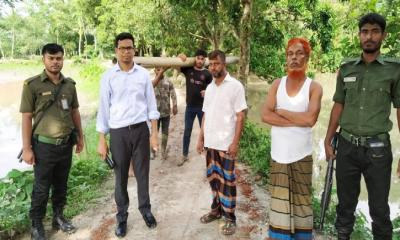 মুরাদনগরে অবৈধ ড্রেজার বন্ধে অভিযান, লাখ টাকা জরিমানা