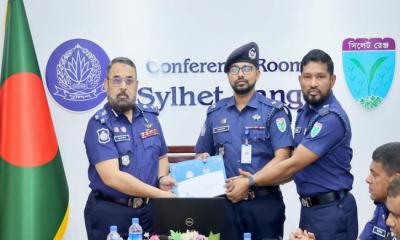 সিলেট রেঞ্জে সেরা সার্কেল ও থানার স্বীকৃতি পেল মৌলভীবাজার