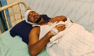 সন্ত্রাসী কর্মকাণ্ড ও মাদক ব্যবসায় বাধা দেওয়ায় যুবদল নেতাকে গুলি ও কুপিয়ে জখম