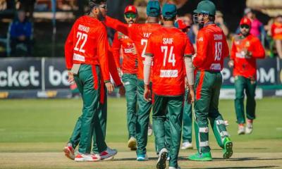 রিশাদের ঘূর্ণিতে জিম্বাবুয়েকে হারিয়ে সিরিজে সমতায় বাংলাদেশ