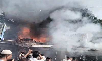 হরিরামপুরের ঝিটকা বাজারে ভয়াবহ অগ্নিকাণ্ড, নিঃস্ব ব্যবসায়ীরা