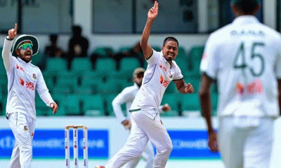 সালমানকে বোল্ড করে ভয় জাগানো জুটি ভাঙলেন তাইজুল