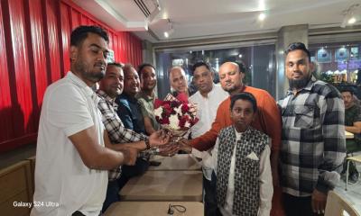 দুবাই ব্যবসায়ীর সাথে ফেঞ্চুগঞ্জ কল্যাণ সমিতি কুয়েতের নেতৃবৃন্দের সৌজন্য সাক্ষাৎ