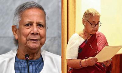 নেপালের নতুন প্রধানমন্ত্রী সুশীলা কার্কিকে ড. ইউনূসের অভিনন্দন