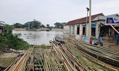 সরাইলে ৬৫ লাখ টাকার সরকারি ঘাটলা আবারও দখল