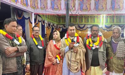 মোরেলগঞ্জে হিন্দুধর্মালম্বীদের প্রার্থনায় খালেদা জিয়ার রোগমুক্তি কামনা