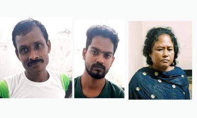 কালীগঞ্জে নারীসহ তিন মাদক কারবারি আটক