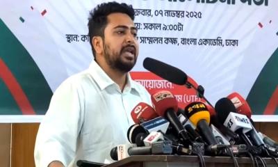 জুলাই সনদে ‘নোট অব ডিসেন্ট’ বলে কিছু থাকবে না : নাহিদ ইসলাম