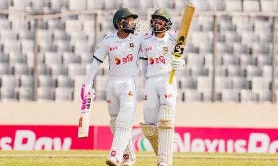 ৫০৮ রানের লিডে ইনিংস ঘোষণা করল বাংলাদেশ