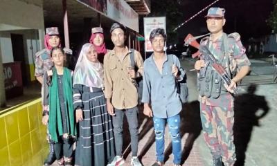পঞ্চগড়ে নারী-শিশুসহ ৯ জনকে পুশ-ইন
