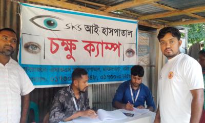 নলডাঙ্গায় উদ্যম উন্নয়ন সংস্থার উদ্যোগে ফ্রি চিকিৎসা ক্যাম্প
