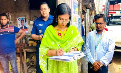 কালীগঞ্জে গ্যাস সিলিন্ডারের মূল্য তালিকা না থাকায় জরিমানা