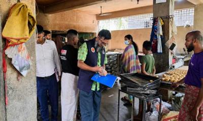 রাজশাহীতে বিএসটিআইয়ের অনুমোদনহীন দুই বেকারিকে জরিমানা