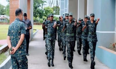 আসন্ন নির্বাচনকে ঘিরে পটুয়াখালী আনসার ব্যাটালিয়ন সদস্যদের বিশেষ প্রশিক্ষণ