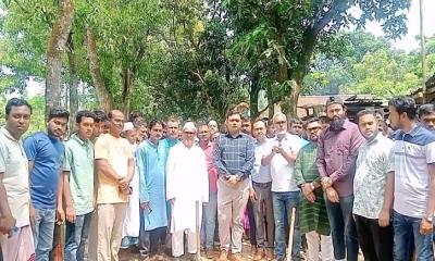 ভালুকায় ডাম্পিং স্টেশনের সড়ক উন্নয়ন কাজের উদ্বোধন