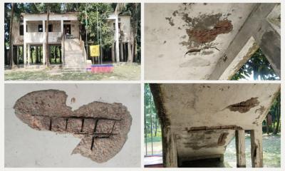 বাউফলে ঝুঁকিপূর্ণ ভবনে শিক্ষা কার্যক্রম ব্যাহত, আতঙ্কে শিক্ষার্থীরা
