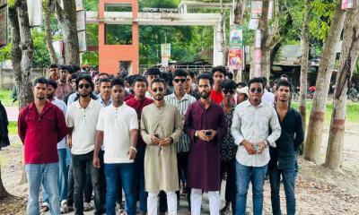 স্বপ্ন পূরণের প্রথম দিন: সরকারি মুকসুদপুর কলেজে নবীন শিক্ষার্থীদের প্রাণোচ্ছল আগমন