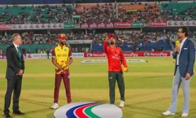 হোয়াইটওয়াশ এড়াতে  টস জিতে ব্যাটিংয়ে বাংলাদেশ