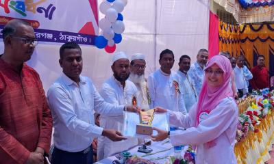 পীরগঞ্জে এসএসসি পরীক্ষার্থীদের বিদায় সংবর্ধনা