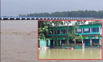 তিস্তা নদীর পানি আবারও বিপদসীমার ওপরে: পানি ঢুকছে লোকালয়ে!
