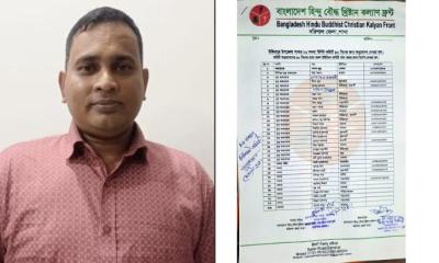 উজিরপুরে হিন্দু বৌদ্ধ খ্রিস্টান কল্যাণ ফ্রন্টের আহ্বায়ক পলাশ কুন্ডু