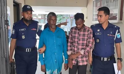 কিশোরগঞ্জে ৪৫ বোতল বিদেশি মদসহ তিনজন আটক