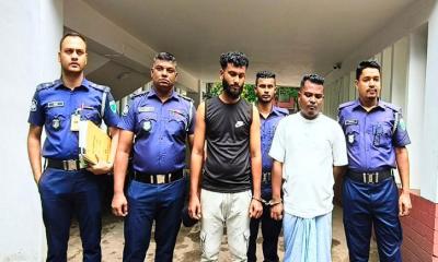 বড়লেখায় বাবা ও মেয়ের গলায় দা ধরে ছিনতাই, গ্রেফতার ২