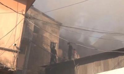 চট্টগ্রামে কম্বলের গোডাউনে আগুন