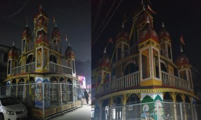 ধামরাই রথ অক্ষত, পোড়ানোর তথ্য গুজব—ছবি এআই দিয়ে তৈরি