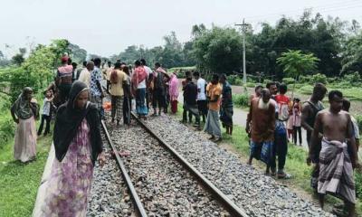 গোবিন্দগঞ্জে ট্রেনে কাটা পড়ে অজ্ঞাত নারীর মৃত্যু