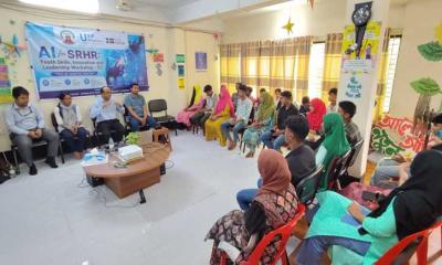 যৌন ও প্রজনন স্বাস্থ্য সচেতনতায় এআই ব্যবহারে রংপুরে কর্মশালা
