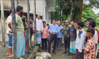 বোয়ালখালীতে ক্ষতিগ্রস্তদের পাশে উপজেলা প্রশাসন