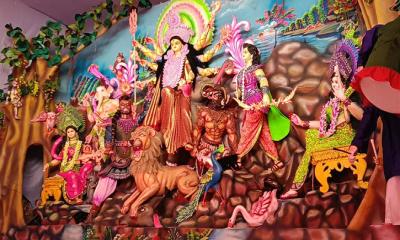 শারদীয় দুর্গোৎসবের মূল আকর্ষণ ফরিদপুরের আলফাডাঙ্গার একান্ন সতীপীঠ