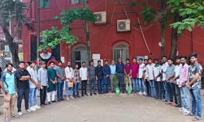 গাইবান্ধা জেলা ছাত্র কল্যাণের উদ্যোগে কবি নজরুল কলেজে বৃক্ষরোপণ কর্মসূচি