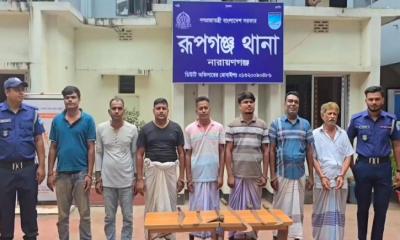 রূপগঞ্জে ডাকাতির প্রস্তুতিকালে ৪ যুবদল কর্মীসহ ৭ জন গ্রেফতার