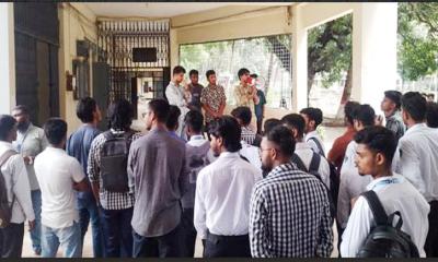 রাজশাহী পলিটেকনিক শিক্ষার্থীদের ৩ দফা দাবিতে বিক্ষোভ