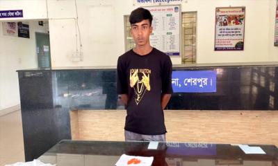 ঝিনাইগাতীতে র‌্যাবের অভিযানে ১৪৮ পিস ইয়াবাসহ যুবক গ্রেপ্তার