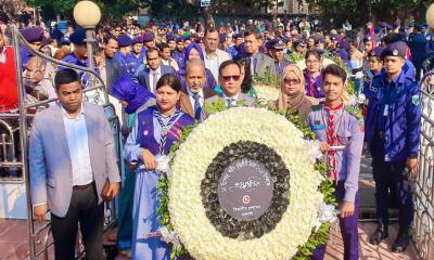 যথাযথ মর্যাদায় রাজশাহীতে শহীদ বুদ্ধিজীবী দিবস পালিত