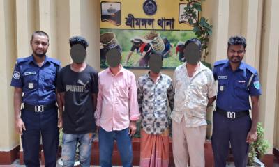 শ্রীমঙ্গলে ওয়ারেন্টভুক্ত একাধিক সাজাপ্রাপ্ত আসামিসহ গ্রেপ্তার ৪