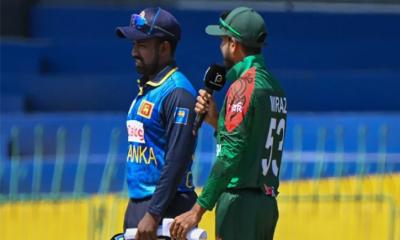 সিরিজ নির্ধারণী ম্যাচে টস হেরে  ফিল্ডিংয়ে বাংলাদেশ