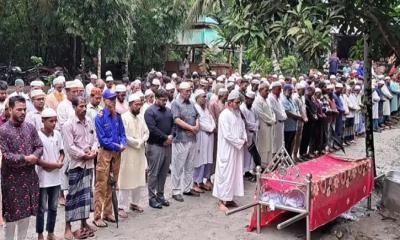 দগ্ধ মাসুমার জানাজায় স্বজনদের আহাজারিতে বাতাস ভারী