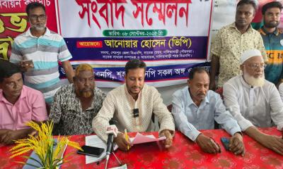অপপ্রচারের প্রতিবাদে নালিতাবাড়ীতে সংবাদ সম্মেলন