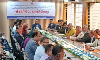 সাদুল্লাপুরে নবাগত জেলা প্রশাসকের সাথে পরিচিতি ও মতবিনিময় সভা