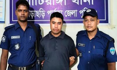 মাটিরাঙায় স্কুল শিক্ষিকাকে জোরপূর্বক ধর্ষণের অভিযোগে লিটন ত্রিপুরা আটক