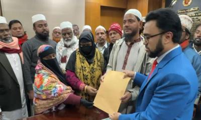 বাউফলে জামায়াতের প্রার্থী শফিকুল ইসলাম মাসুদের মনোনয়ন ফরম জমা