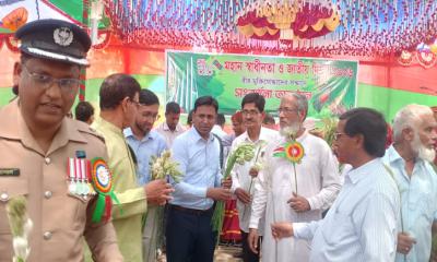 গোদাগাড়ীতে বীর মুক্তিযোদ্ধা ও পরিবারের সদস্যদের সংবর্ধনা প্রদান