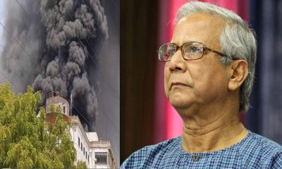 বিমান দুর্ঘটনায় শোক প্রকাশ করলেন প্রধান উপদেষ্টা